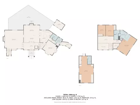 Floorplan - 951 Osprey, Lake Arrowhead, CA 92352 photo 1 of 1