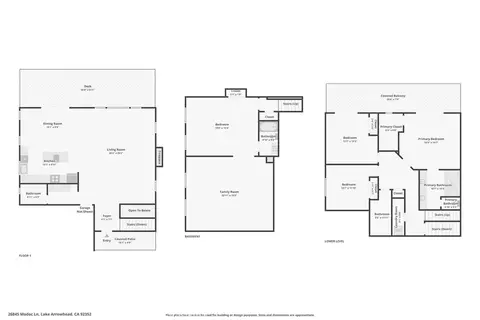 Floorplan - 26845 Modoc Ln, Lake Arrowhead, CA 92352 photo 2 of 4