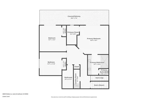Floorplan - 26845 Modoc Ln, Lake Arrowhead, CA 92352 photo 3 of 4