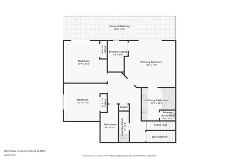 Floorplan - 26845 Modoc Ln, Lake Arrowhead, CA 92352 photo 3 of 4