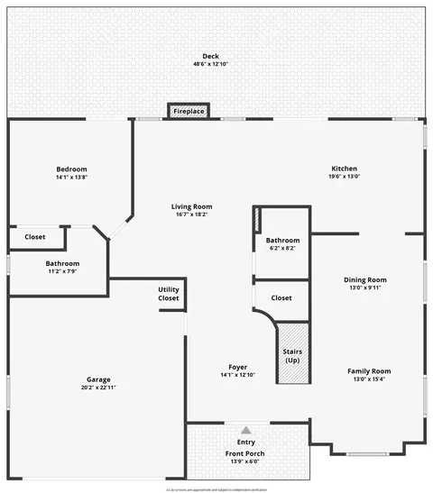 Floorplan - 42550 Bear Loop, Big Bear City, CA 92314 photo 1 of 2