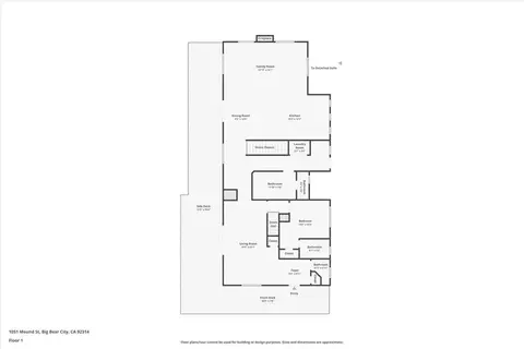 Floorplan - 1051 Mound, Big Bear City, CA 92314 photo 2 of 4