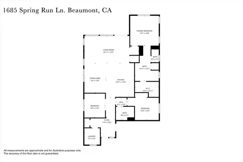 Floorplan - 1685 Spring Run, Beaumont, CA 92223 photo 1 of 1