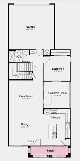 Floorplan - 95 Interval, Irvine, CA 92618 photo 1 of 2