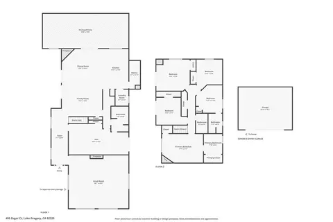 Floorplan - 495 Zuger Ct, Crestline, CA 92325 photo 1 of 3
