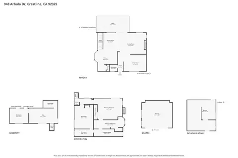 Floorplan - 948 Arbula, Crestline, CA 92325 photo 2 of 4