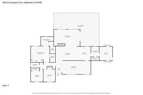 Floorplan - 28216 Eucalyptus, Highland, CA 92346 photo 1 of 1