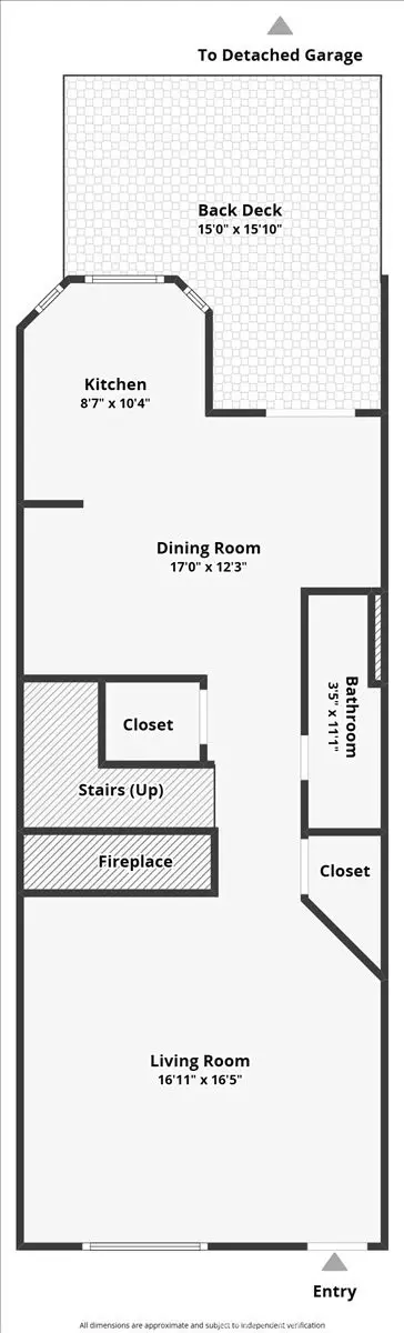 Floorplan - 569 Summit Blvd #6, Big Bear Lake, CA 92315 photo 1 of 3