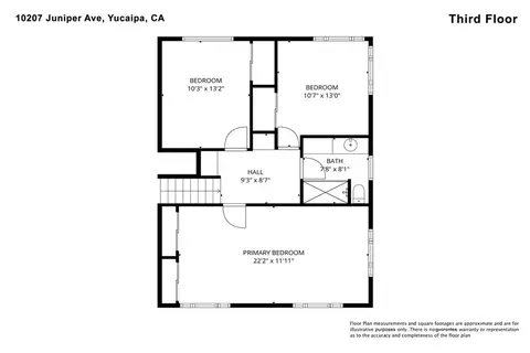 Floorplan - 10207 Juniper Ave, Yucaipa, CA 92399 photo 3 of 3