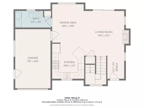 Floorplan - 26510 Placer Ln, Lake Arrowhead, CA 92352 photo 1 of 2