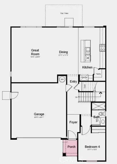 Floorplan - 9560 Glenmore Forest Dr, Riverside, CA 92508 photo 1 of 2