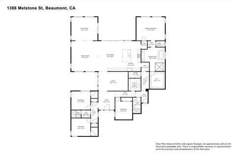 Floorplan - 1388 Melstone, Beaumont, CA 92223 photo 1 of 1