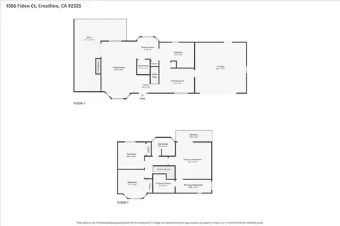 Floorplan - 1056 Fiden Ct, Crestline, CA 92325 photo 1 of 3