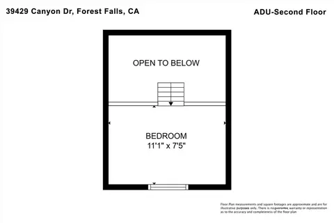 Floorplan - 39429 Canyon Dr, Forest Falls, CA 92339 photo 1 of 5