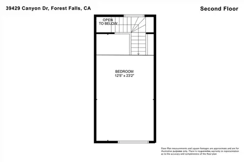 Floorplan - 39429 Canyon Dr, Forest Falls, CA 92339 photo 4 of 5