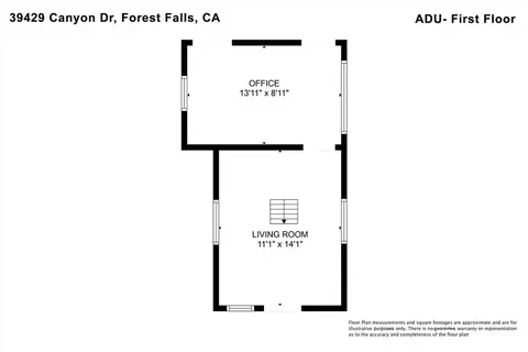 Floorplan - 39429 Canyon Dr, Forest Falls, CA 92339 photo 2 of 5