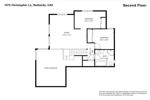 Floorplan - 1575 Christopher, Redlands, CA 92374 photo 2 of 2