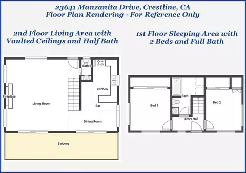 Floorplan - 23641 Manzanita, Crestline, CA 92325 photo 1 of 1