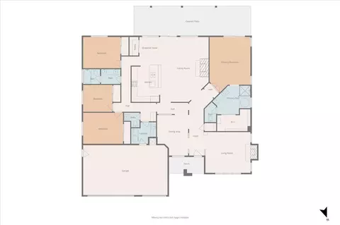 Floorplan - 1856 Plainfield, Corona, CA 92883 photo 2 of 2