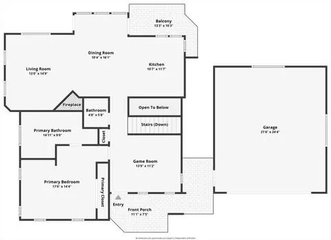 Floorplan - 764 Menlo, Big Bear Lake, CA 92315 photo 1 of 3