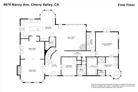 Floorplan - 9870 Nancy, Cherry Valley, CA 92223 photo 1 of 2