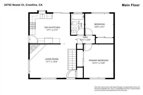 Floorplan - 24702 Nestal Ct, Crestline, CA 92325 photo 1 of 2