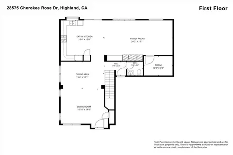 Floorplan - 28575 Cherokee Rose, Highland, CA 92346 photo 1 of 2