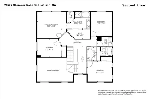 Floorplan - 28575 Cherokee Rose, Highland, CA 92346 photo 2 of 2