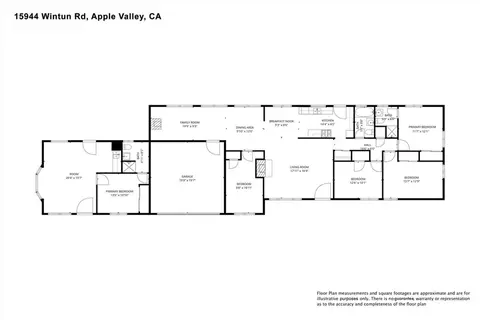 Floorplan - 15944 Wintun Rd, Apple Valley, CA 92307 photo 1 of 1
