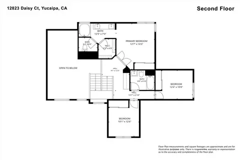 Floorplan - 12823 Daisy Ct, Yucaipa, CA 92399 photo 2 of 2