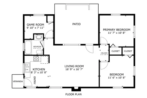 Floorplan - 659 Lintner Rd, Big Bear Lake, CA 92315 photo 1 of 1