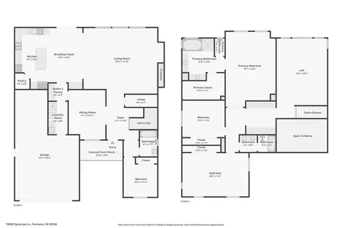 Floorplan - 15590 Syracuse Ln, Fontana, CA 92336 photo 1 of 1