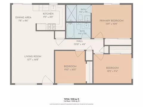 Floorplan - 415 Hidalgo Ave, Redlands, CA 92374 photo 1 of 1