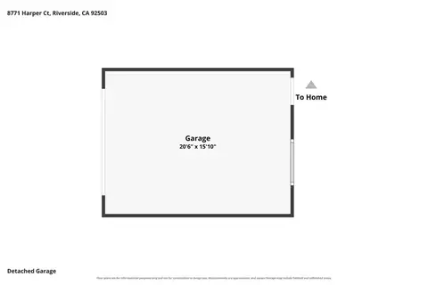 Floorplan - 8771 Harper Ct, Riverside, CA 92503 photo 2 of 2