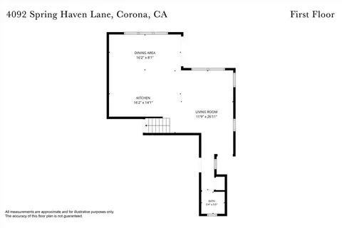 Floorplan - 4092 Spring Haven Ln, Corona, CA 92883 photo 1 of 2