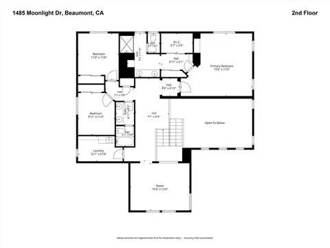 Floorplan - 1485 Moonlight, Beaumont, CA 92223 photo 2 of 2