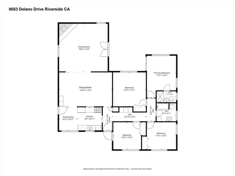 Floorplan - 9053 Delano, Riverside, CA 92503 photo 1 of 1