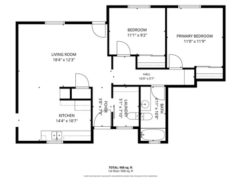 Floorplan - 5580 Noble St, Riverside, CA 92503 photo 1 of 1