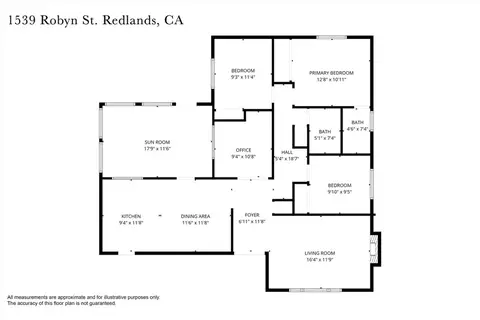 Floorplan - 1539 Robyn, Redlands, CA 92374 photo 1 of 1