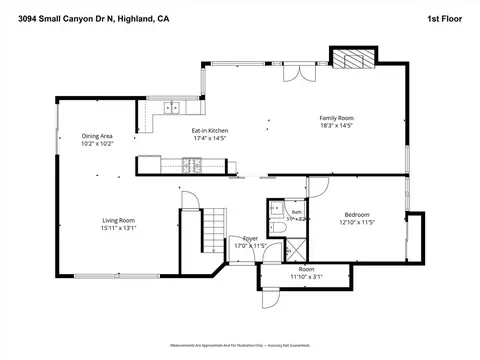 Floorplan - 3094 Small Cyn, Highland, CA 92346 photo 1 of 2