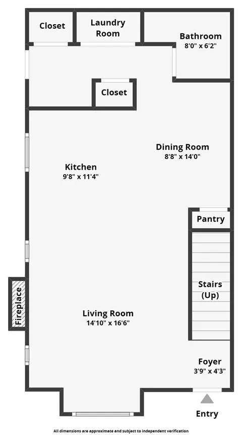 Floorplan - 723 Summit #1, Big Bear Lake, CA 92315 photo 1 of 3