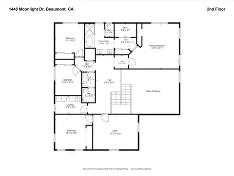 Floorplan - 1448 Moonlight Dr, Beaumont, CA 92223 photo 2 of 2