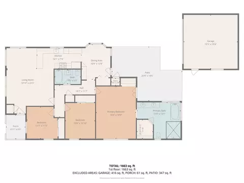 Floorplan - 419 Walnut Ave, Redlands, CA 92373 photo 1 of 2