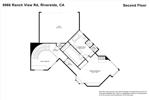 Floorplan - 6966 Ranch View Rd, Riverside, CA 92506 photo 2 of 3