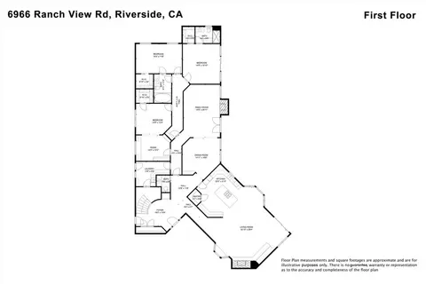 Floorplan - 6966 Ranch View Rd, Riverside, CA 92506 photo 1 of 3