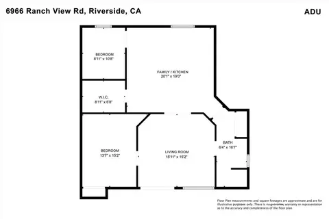 Floorplan - 6966 Ranch View Rd, Riverside, CA 92506 photo 3 of 3