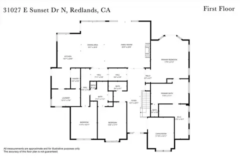 Floorplan - 31027 E Sunset Dr N, Redlands, CA 92373 photo 1 of 2
