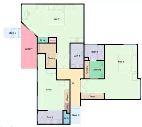 Floorplan - 5706 E Bryce Ave, Orange, CA 92867 photo 2 of 2