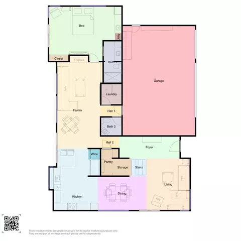 Floorplan - 5706 E Bryce Ave, Orange, CA 92867 photo 1 of 2