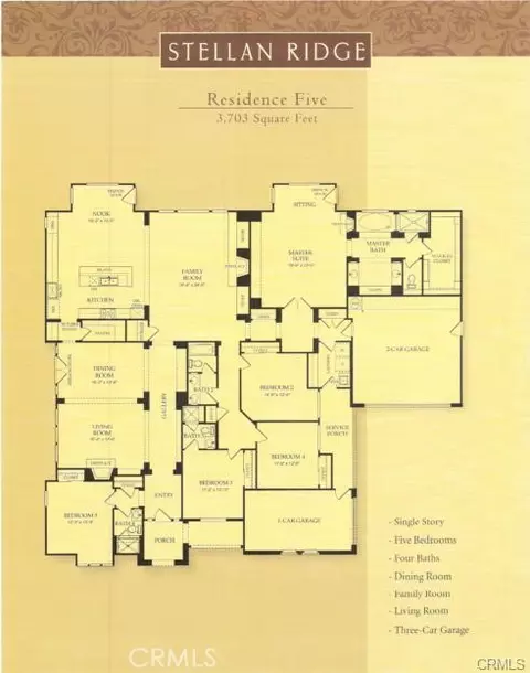 Floorplan - 689 Crystal Mtn, Riverside, CA 92506 photo 1 of 1